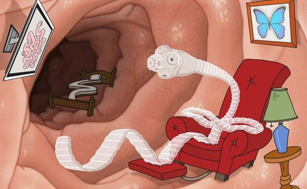 Parasites in the body